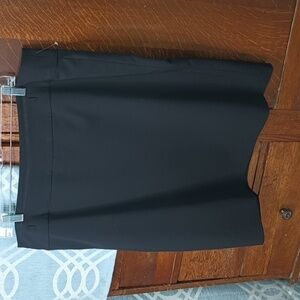 SK24-5 Liz Claiborne Black High Waist Pencil Career Skirt 18W midi